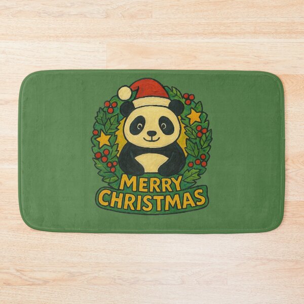 Item preview, Merry Christmas Panda Santa designed and sold by FrictionMaxxing.
