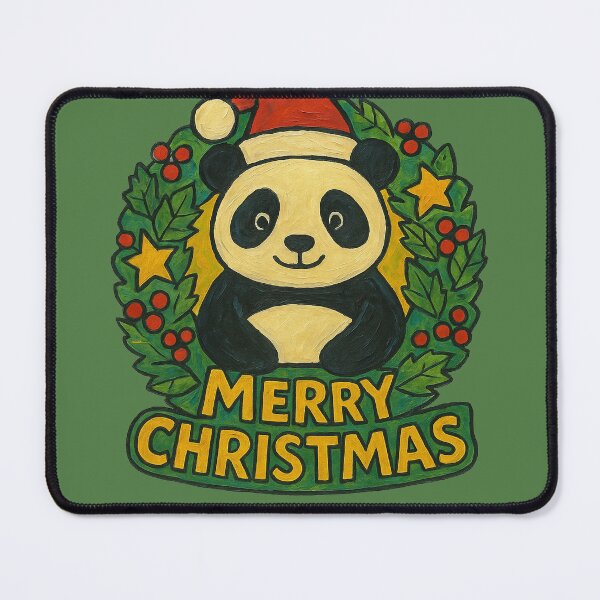 Item preview, Merry Christmas Panda Santa designed and sold by FrictionMaxxing.