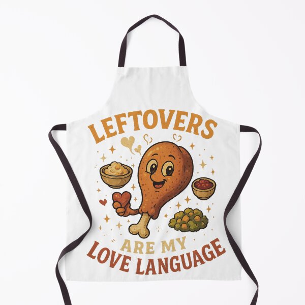 Item preview, Leftovers Are My Love Language – Funny Thanksgiving Turkey Leg T-Shirt designed and sold by VandalMuse.