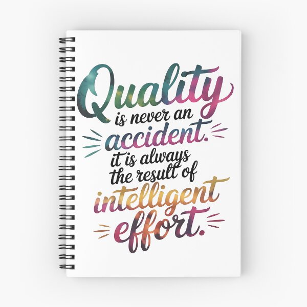 Item preview, Quality is never an accident. It is always the result of intelligent effort. designed and sold by nimmitrends.