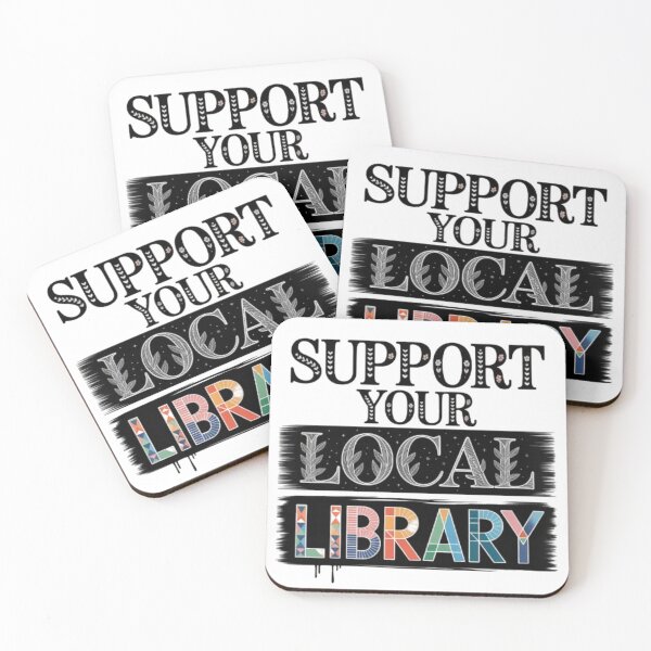 Item preview, Support Your Local Library Books Reading Librarian Wild Night designed and sold by sadedream.
