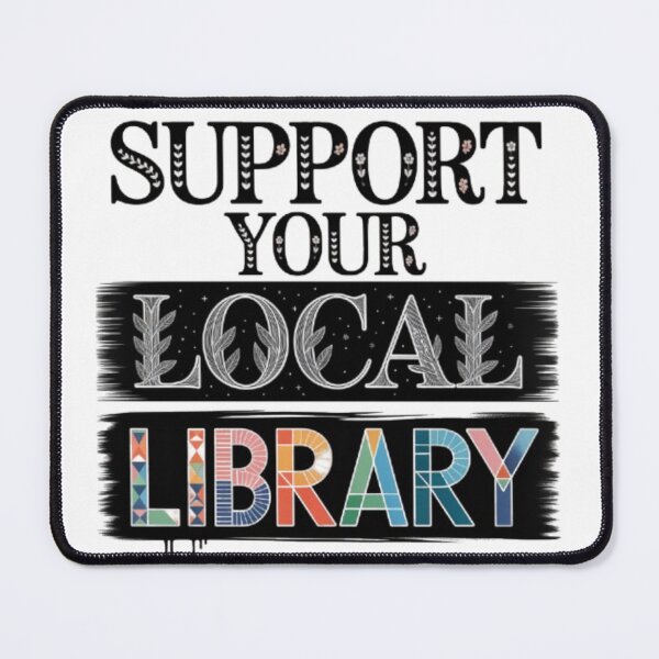 Item preview, Support Your Local Library Books Reading Librarian Wild Night designed and sold by sadedream.