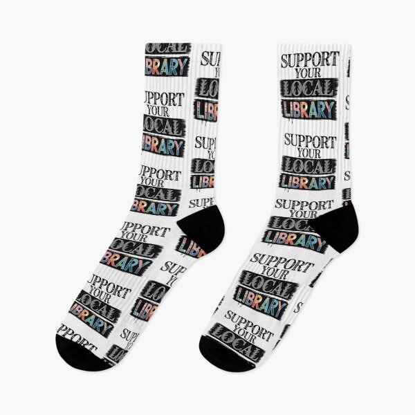 Item preview, Support Your Local Library Books Reading Librarian Wild Night designed and sold by sadedream.