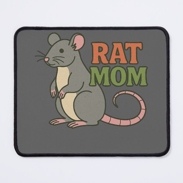 Item preview, Funny Rat Mom Cute Pet Lover Rodent Pride Design designed and sold by FrictionMaxxing.