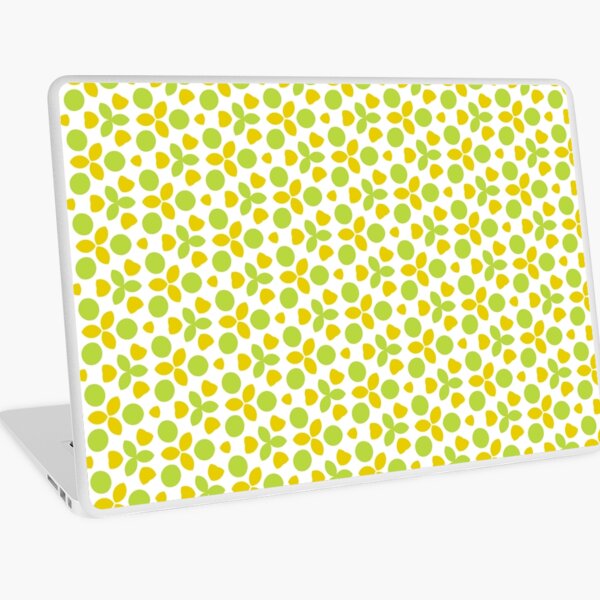 circle round mandala oriental motif seamless colorful repeat pattern Laptop Skin