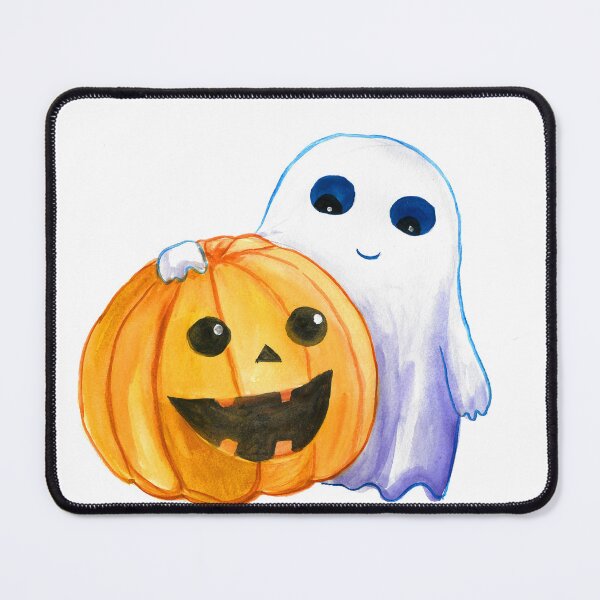 Item preview, Spooky Cute Ghost and Jack-o-Lantern designed and sold by Kozhyna.