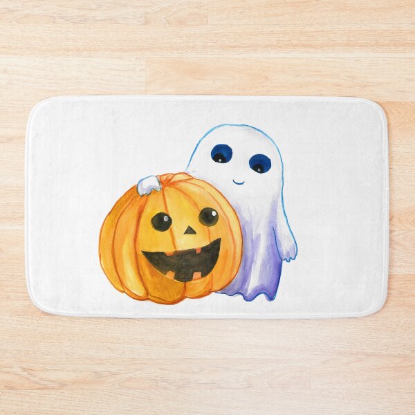 Item preview, Spooky Cute Ghost and Jack-o-Lantern designed and sold by Kozhyna.