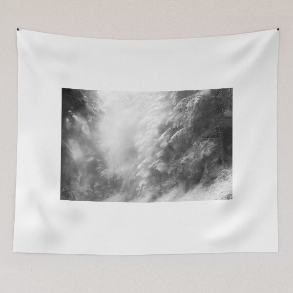 Item preview, Snowy Forest designed and sold by Schoenenwald — Art Japonais, Zen & Nature.