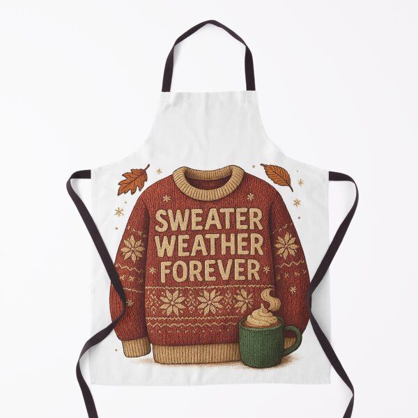 Item preview, Sweater Weather Forever – Cozy Knit Texture Fall Winter T-Shirt designed and sold by VandalMuse.