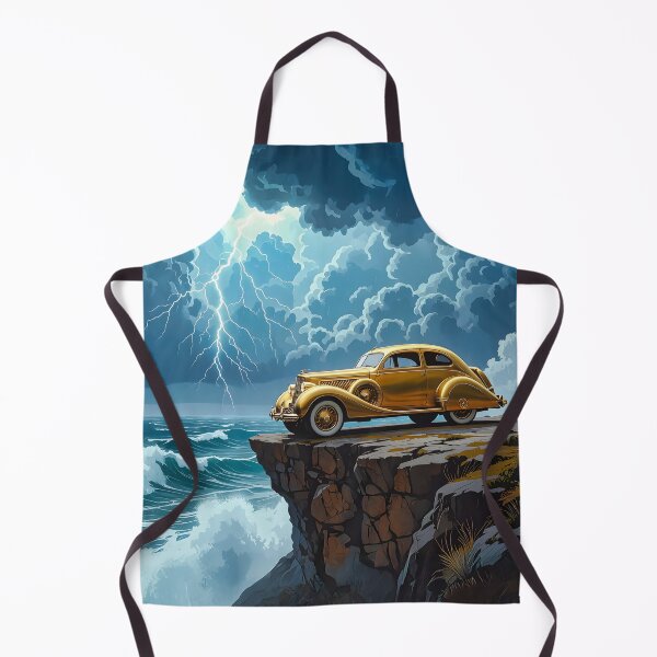 Item preview, Golden car on a rock designed and sold by Marcu Ioachim.