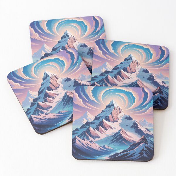 Item preview, А majestic, snow-capped mountain range. designed and sold by Lilashakti ⭐️ ⭐️ ⭐️ ⭐️ ⭐️.