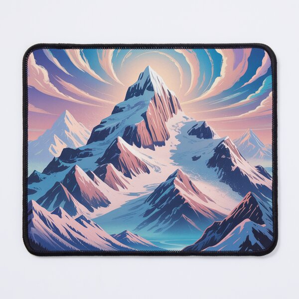 Item preview, А majestic, snow-capped mountain range. designed and sold by Lilashakti ⭐️ ⭐️ ⭐️ ⭐️ ⭐️.