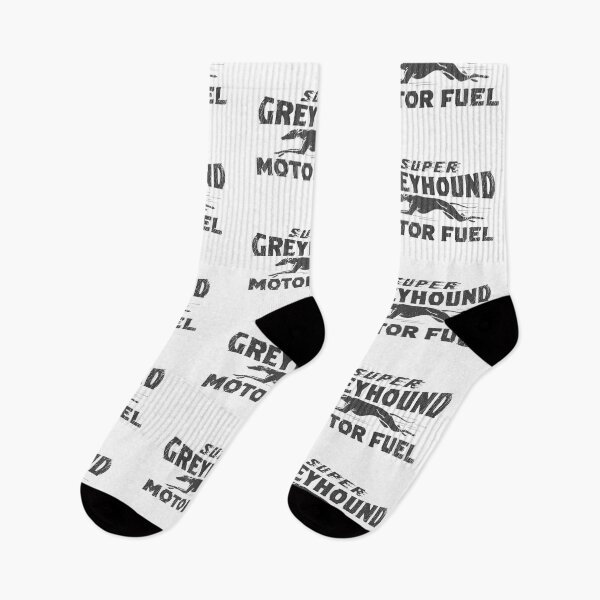 Item preview, Super Greyhound motor fuel 1950s/60s - grey print designed and sold by retropetrol.