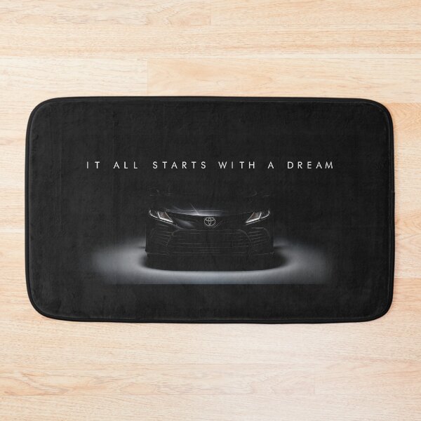 Item preview, Toyota Camry – It All Starts With a Dream Motivational Car Art designed and sold by SuccessHunters.