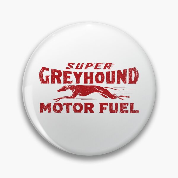 Artikelvorschau, Super Greyhound Motorkraftstoff 1950er/60er Jahre - Vintage-Rotdruck entworfen und verkauft von retropetrol.