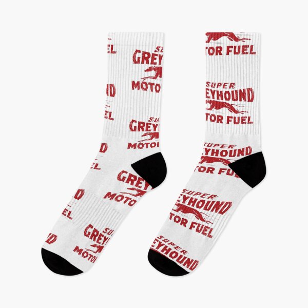 Item preview, Super Greyhound motor fuel 1950s/60s - vintage red print designed and sold by retropetrol.
