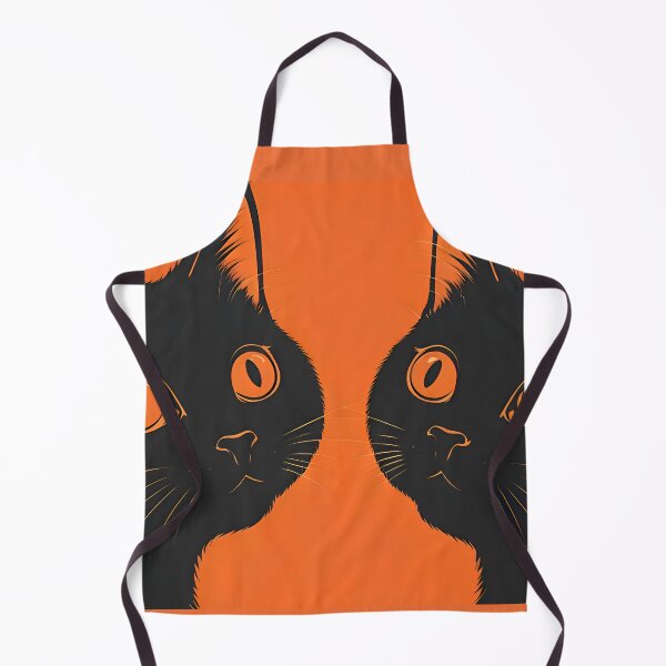 Item preview, Two Black Cats Illustration – Halloween Inspired Desk Mat Art designed and sold by A L O N E.
