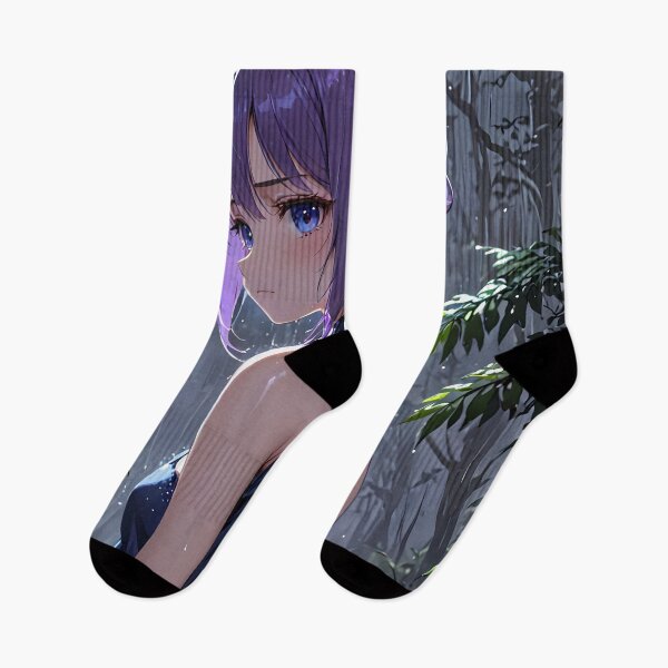 Item preview, Purple Hair Sad Anime designed and sold by Fullspace.