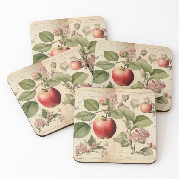 Artikelvorschau, Vintage Apple Botanical Sketch – Antique Fruit Art entworfen und verkauft von Antik by Schulz.