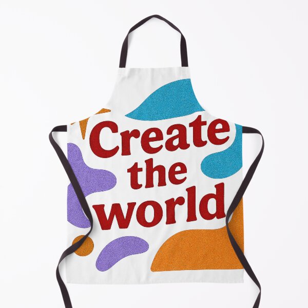 Item preview, Create the World – kolorowa grafika motywacyjna designed and sold by NKArtFlow.