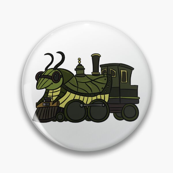 Item preview, Vintage Green Grasshopper Train designed and sold by SulemaRio.