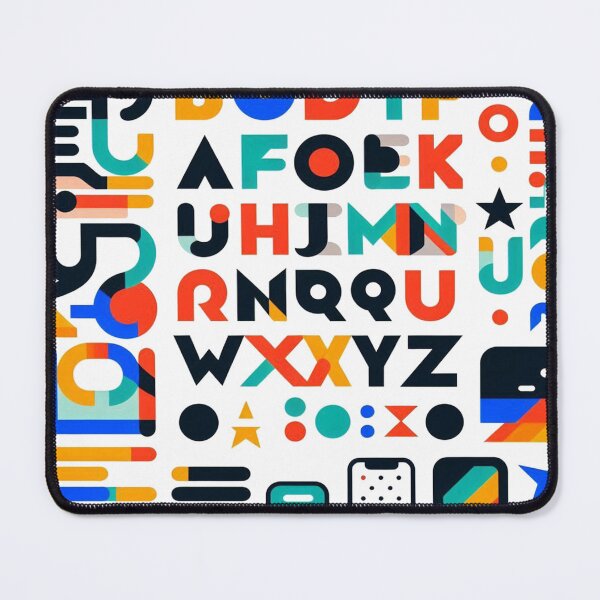 Item preview, Colorful Letters & Shapes designed and sold by El Hassan El omari.