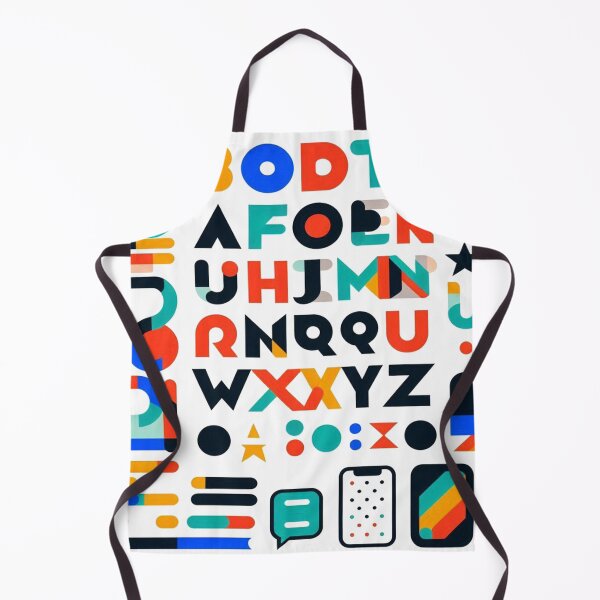 Item preview, Colorful Letters & Shapes designed and sold by El Hassan El omari.