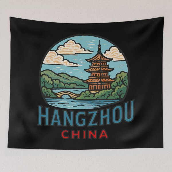 Item preview, Hangzhou China Travel designed and sold by TomFrontierArt.