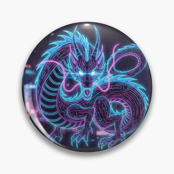 Item preview, Cyberdragon Neon designed and sold by Owcomm.