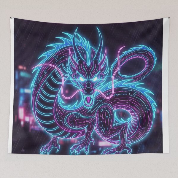 Item preview, Cyberdragon Neon designed and sold by Owcomm.