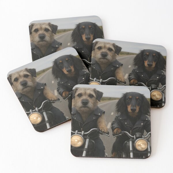 Item preview, Born to Be Wild: Biker Dogs on the Open Road designed and sold by anniejunoaxie.