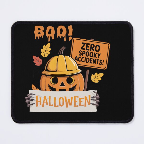 Item preview, Zero Spooky Accidents – Halloween Safety Pumpkin designed and sold by PeteLawliiet.
