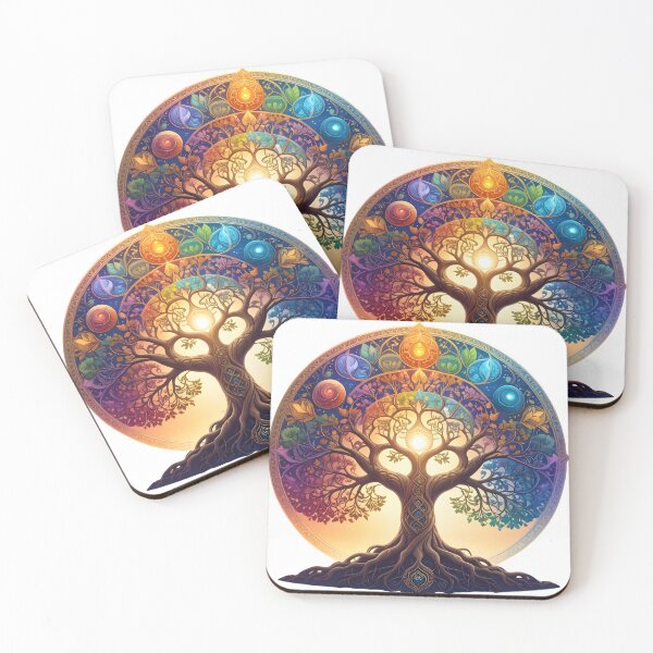 Item preview, Mandala Moon Chakra Tree of Life designed and sold by shoppingtshirts.