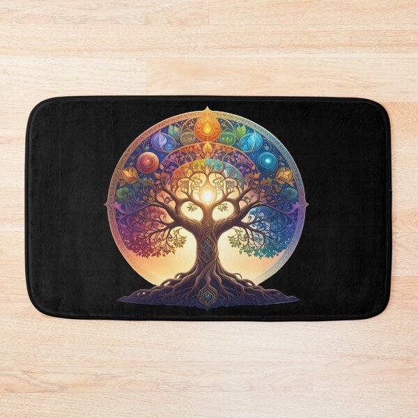 Item preview, Mandala Moon Chakra Tree of Life designed and sold by shoppingtshirts.