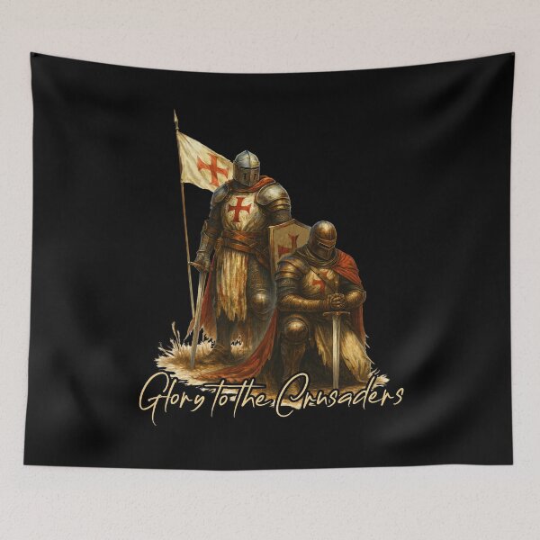 Item preview, Glory to the Crusaders designed and sold by TATTOO-DESIGN.