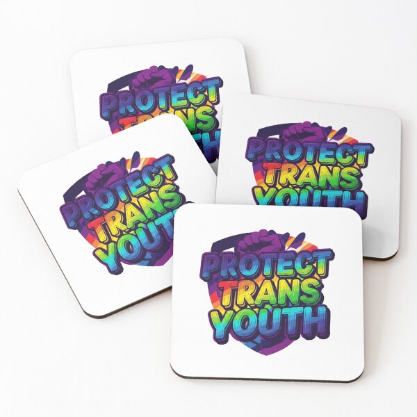 Item preview, Protect Trans Youth Rainbow Fist LGBTQ designed and sold by Owcomm.