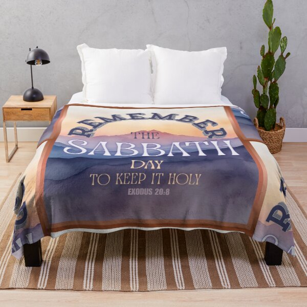 Item preview, Remember the Sabbath Day to Keep It Holy  Exodus 20:8 – Bible Verse Christian Design designed and sold by Ausra789.