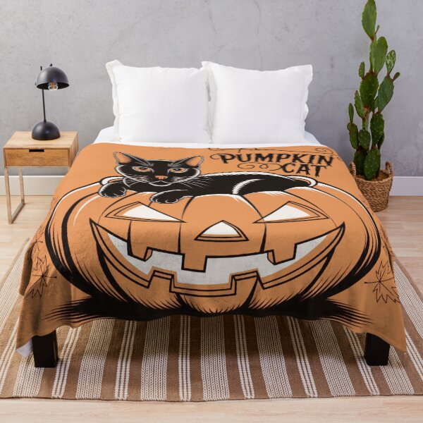 Item preview, Pumpkin Cat – Cute Halloween Black Cat in Jack O’Lantern designed and sold by Thompika.