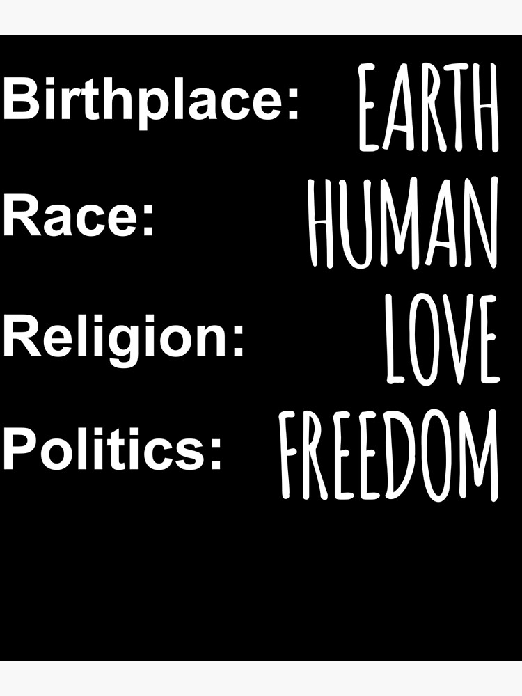 Human and Civil Rights Values Heart Shaped - Human Values - Posters and Art  Prints