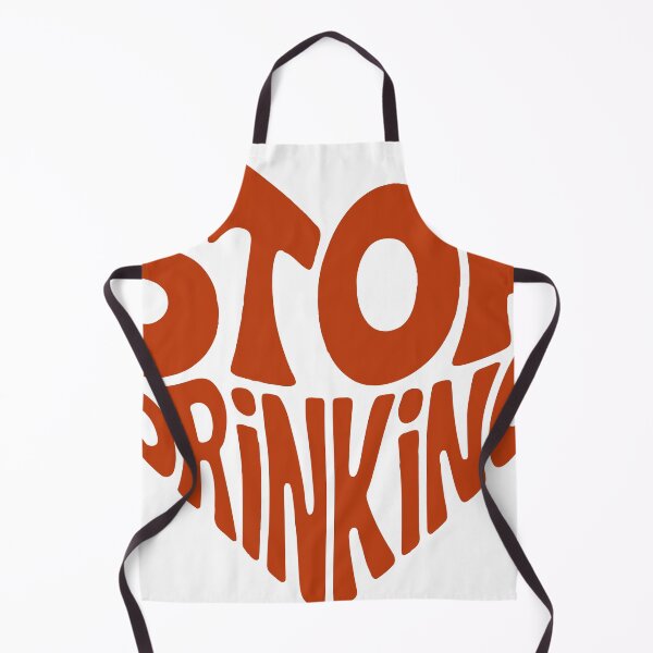 Item preview, Stop Drinking Retro Heart Typography Sober Message designed and sold by NArtdesigns.
