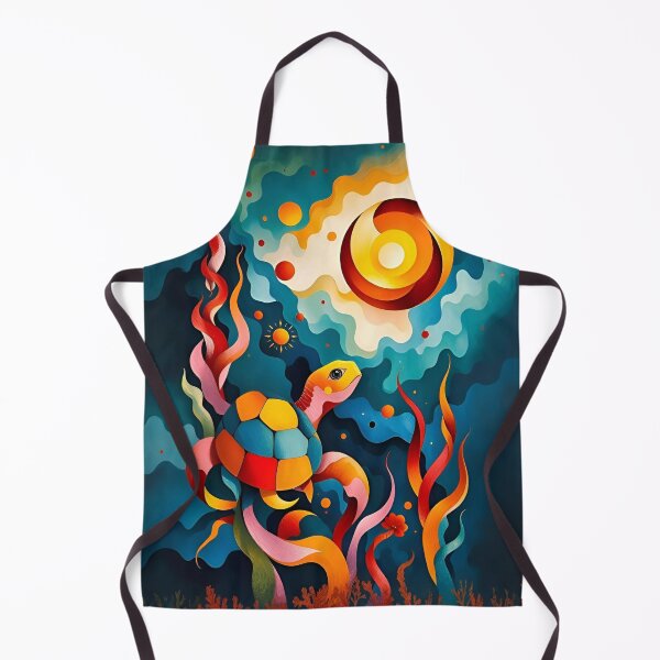 Item preview, The Turtle The Sun and The Sea Among Algae designed and sold by Ciervo Primavera.