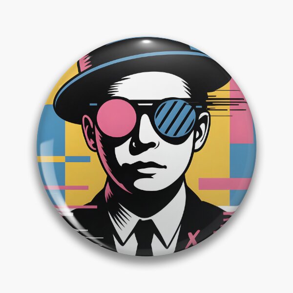 Item preview, Retro Minimalist Pop Art style Digital Vibes designed and sold by Project X Design.