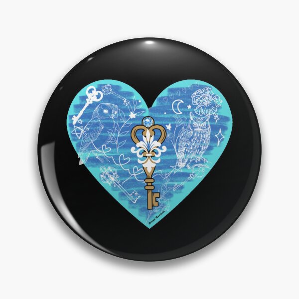 Item preview, Owl key Heart designed and sold by artbyomega.