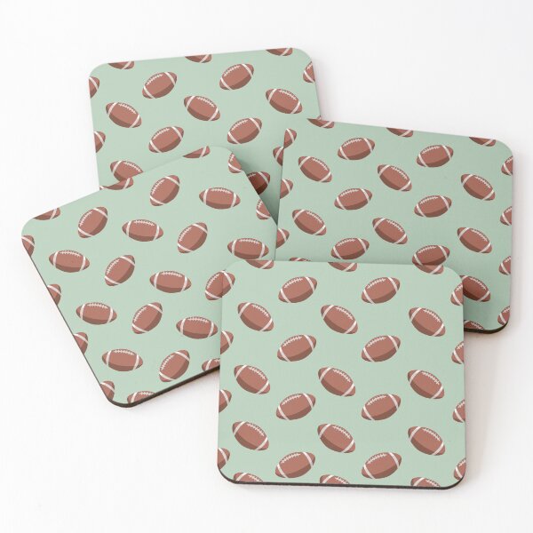 Item preview, Footballs on Sage Green  designed and sold by KSimpson838.