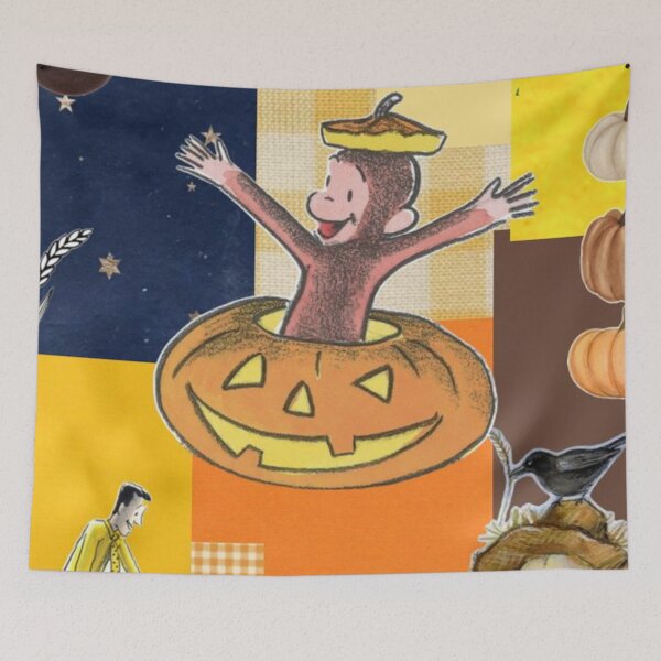 Item preview, Halloween Curious George  designed and sold by Shars-creations.