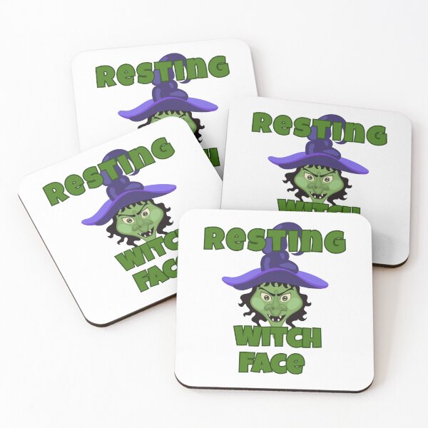 Item preview, Resting Witch Face – Funny Halloween Witch Design designed and sold by Kindloom.