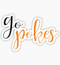 go pokes oklahoma state Sticker