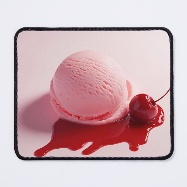 Item preview, Delicious pink ice cream with cherry designed and sold by anytka.
