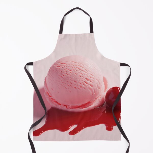 Item preview, Delicious pink ice cream with cherry designed and sold by anytka.