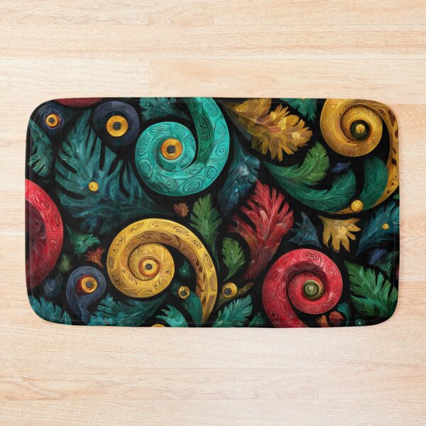 Item preview, New Zealand Māori Paua Pattern Koru Design 518 designed and sold by GrinGalore.